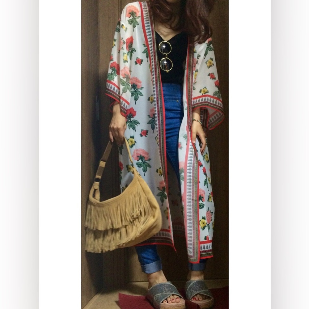 H&M x Coachella Floral Kimono